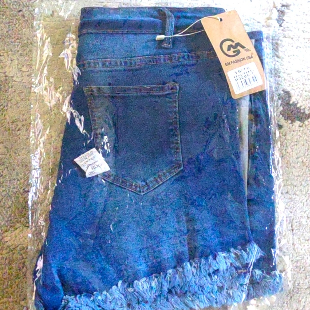 GM Fashion U.S.A. Blue Shorts